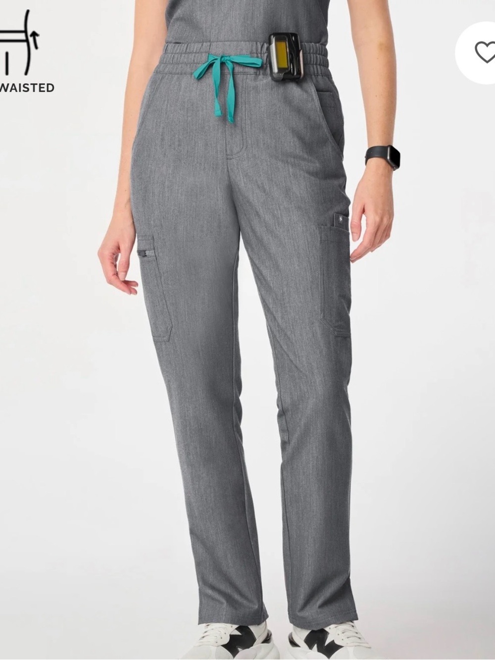 Figs high waisted straight leg scrub pants